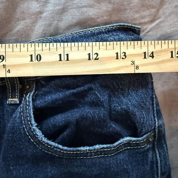 Levis Womens Jeans 70s High Waist Slim Straight 28X30 Big E Vintage Style - Picture 3 of 10